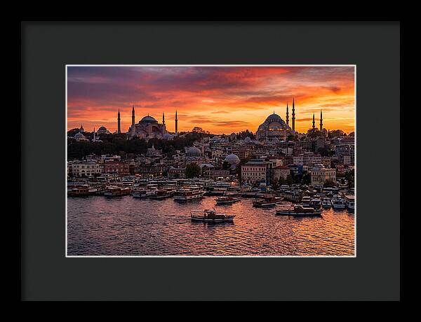 Istanbul Old City At Sunset