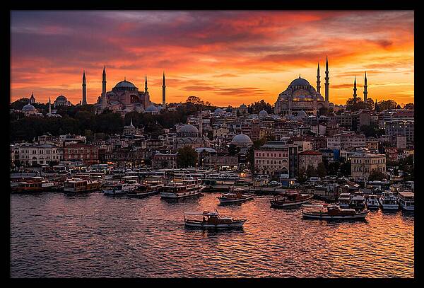 Istanbul Old City At Sunset