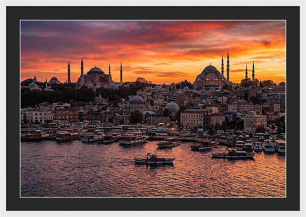 Istanbul Old City At Sunset