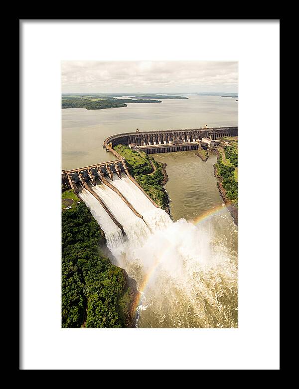 Itaipu Dam At Full Release
