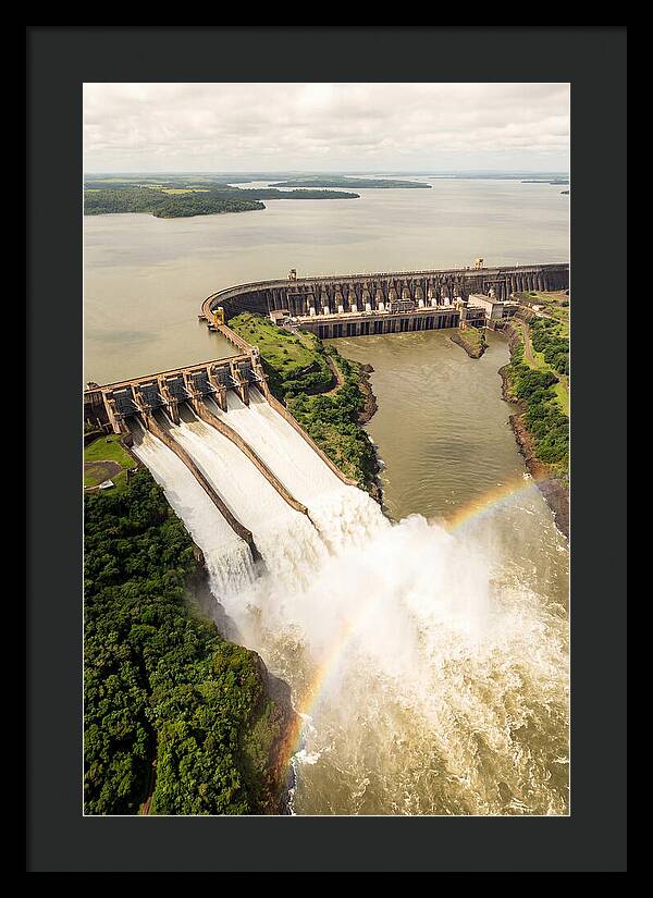 Itaipu Dam At Full Release