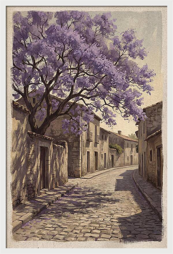 Jacaranda Tree In Full Bloom