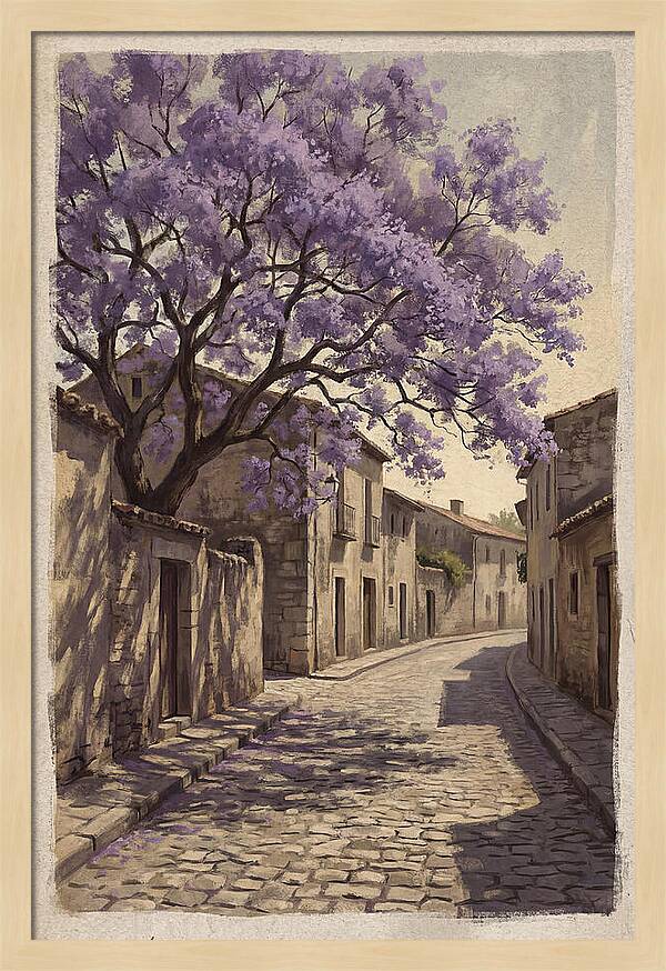 Jacaranda Tree In Full Bloom