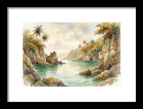 Jade Colored Tropical Lagoon