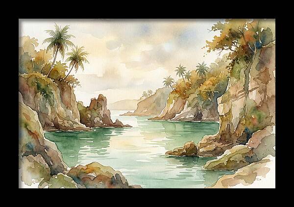 Jade Colored Tropical Lagoon