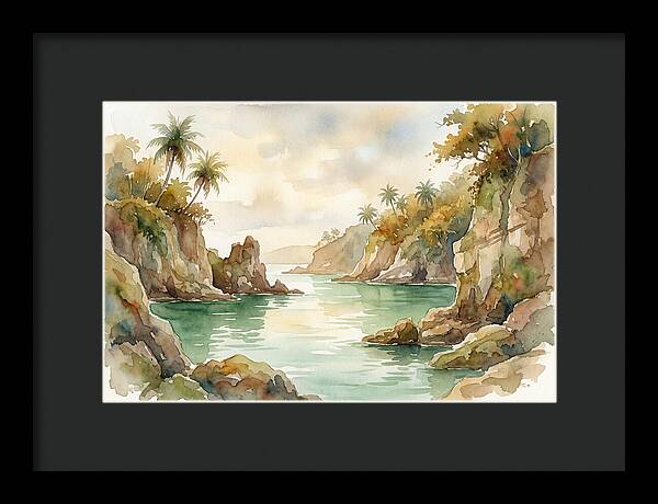 Jade Colored Tropical Lagoon