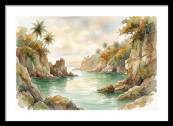Jade Colored Tropical Lagoon