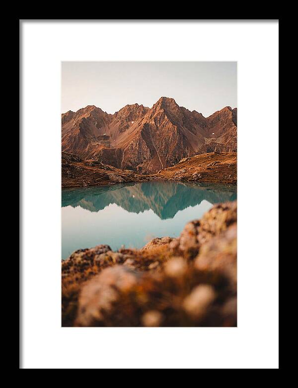 Jagged Alpine Peaks Reflection