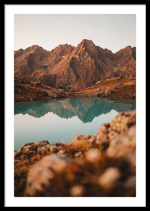 Jagged Alpine Peaks Reflection