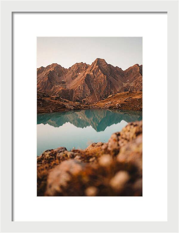 Jagged Alpine Peaks Reflection