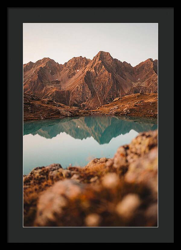 Jagged Alpine Peaks Reflection