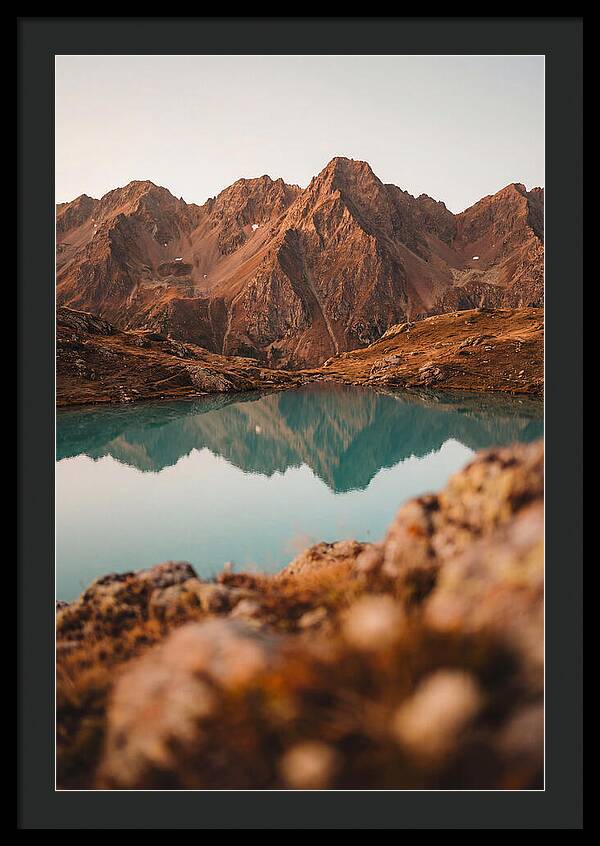 Jagged Alpine Peaks Reflection