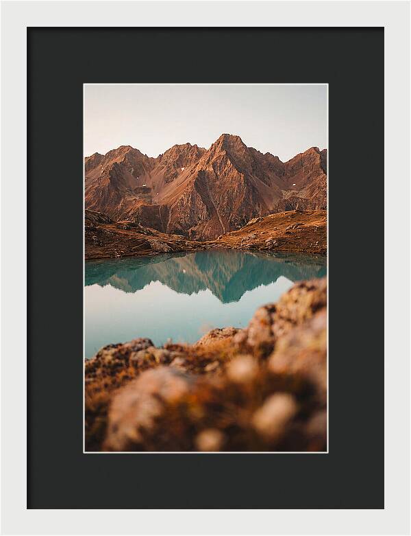 Jagged Alpine Peaks Reflection