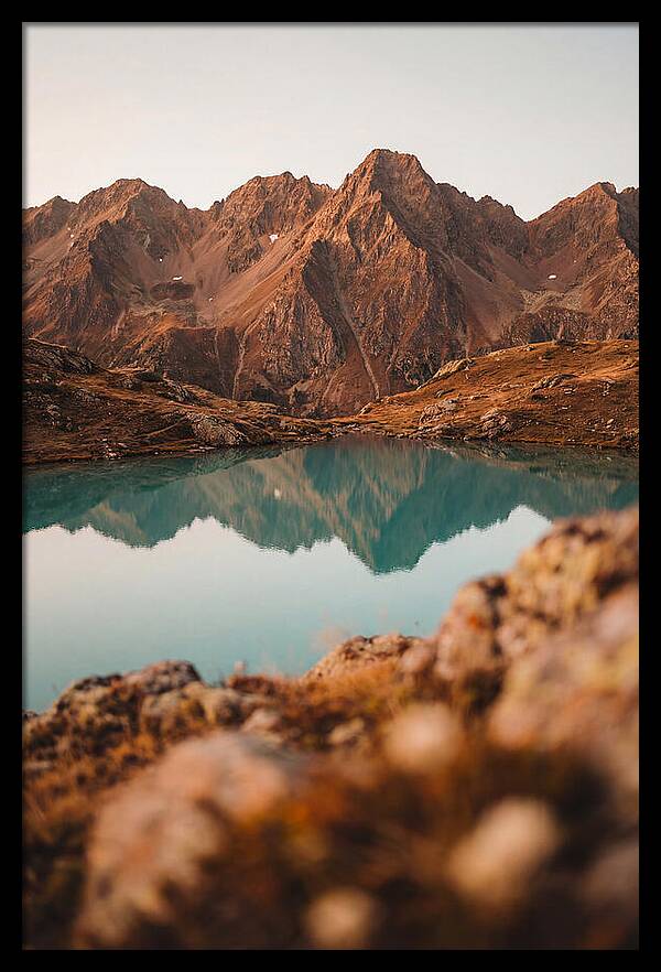 Jagged Alpine Peaks Reflection