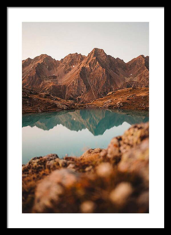 Jagged Alpine Peaks Reflection