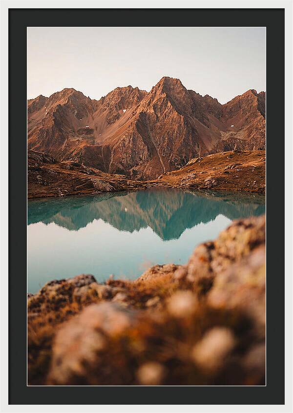 Jagged Alpine Peaks Reflection
