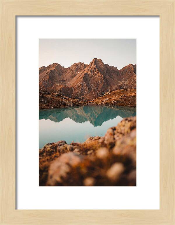 Jagged Alpine Peaks Reflection