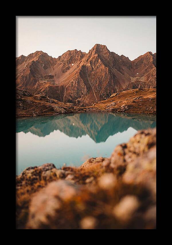Jagged Alpine Peaks Reflection