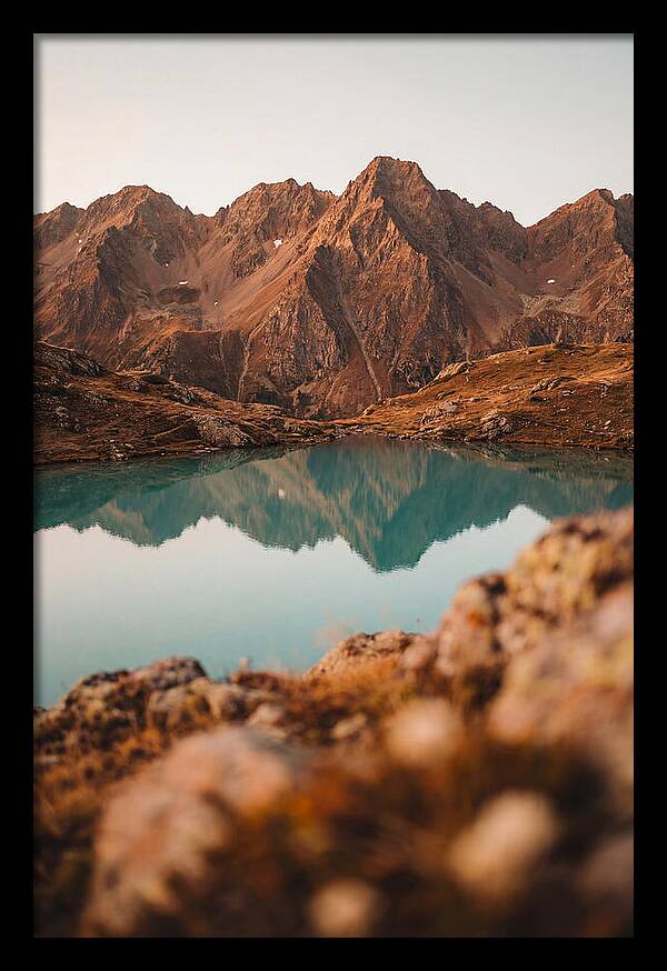 Jagged Alpine Peaks Reflection