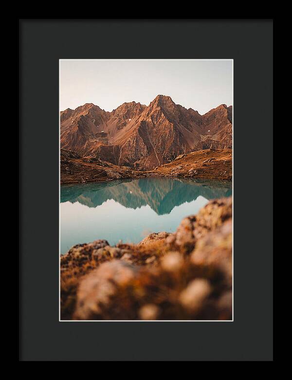 Jagged Alpine Peaks Reflection