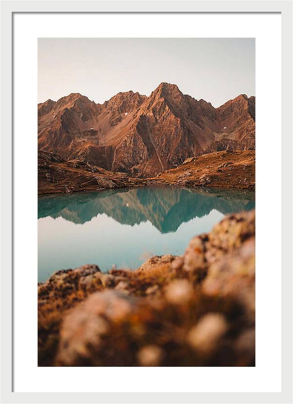 Jagged Alpine Peaks Reflection