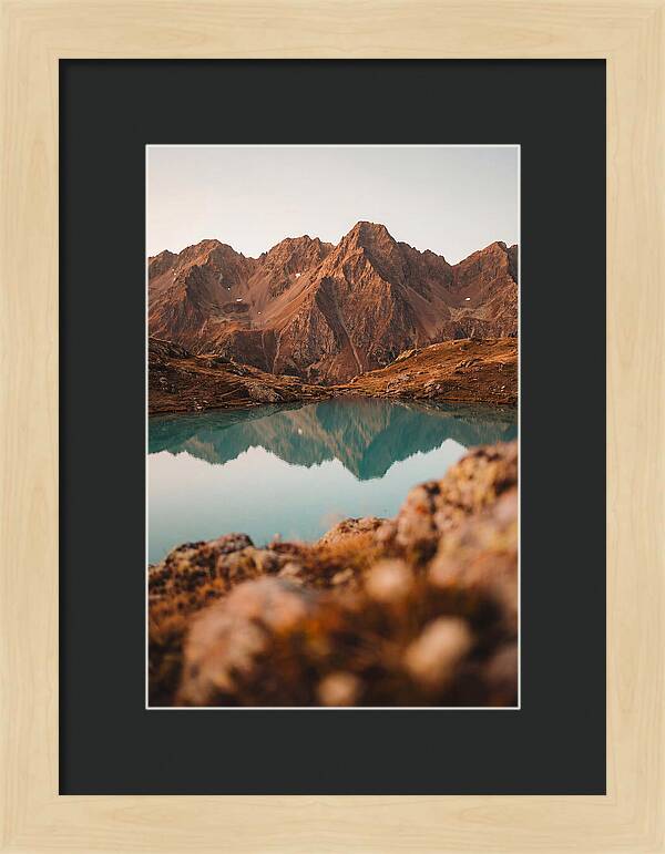 Jagged Alpine Peaks Reflection