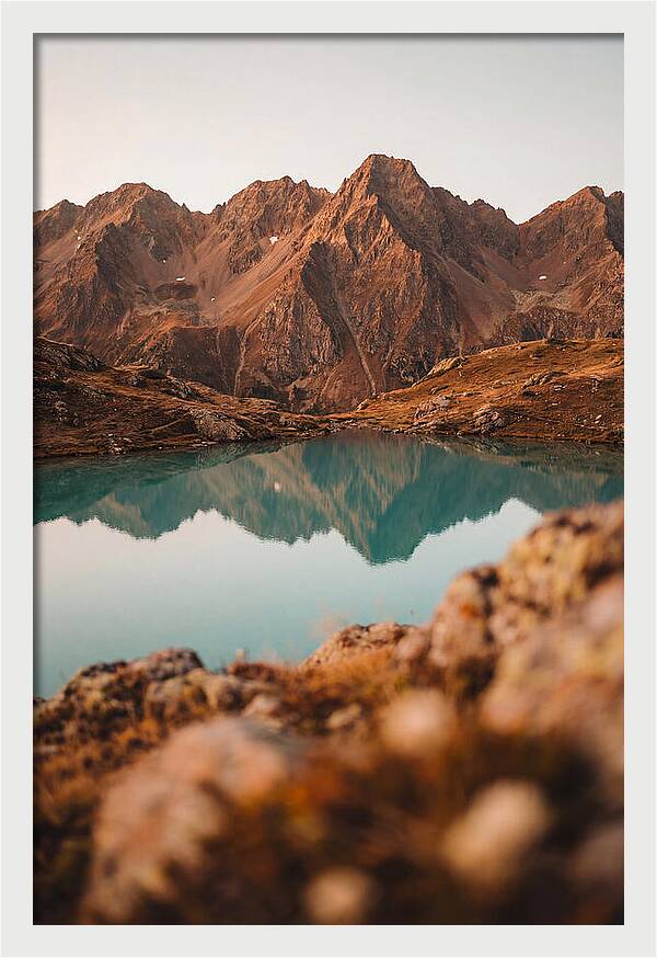 Jagged Alpine Peaks Reflection