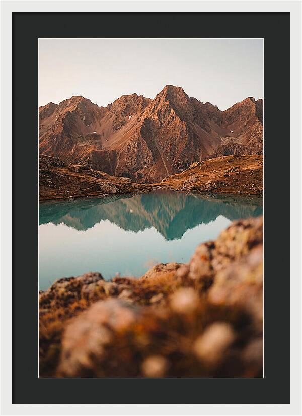 Jagged Alpine Peaks Reflection