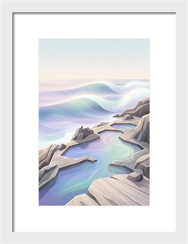 Jagged Rocky Shoreline With Tide Pools