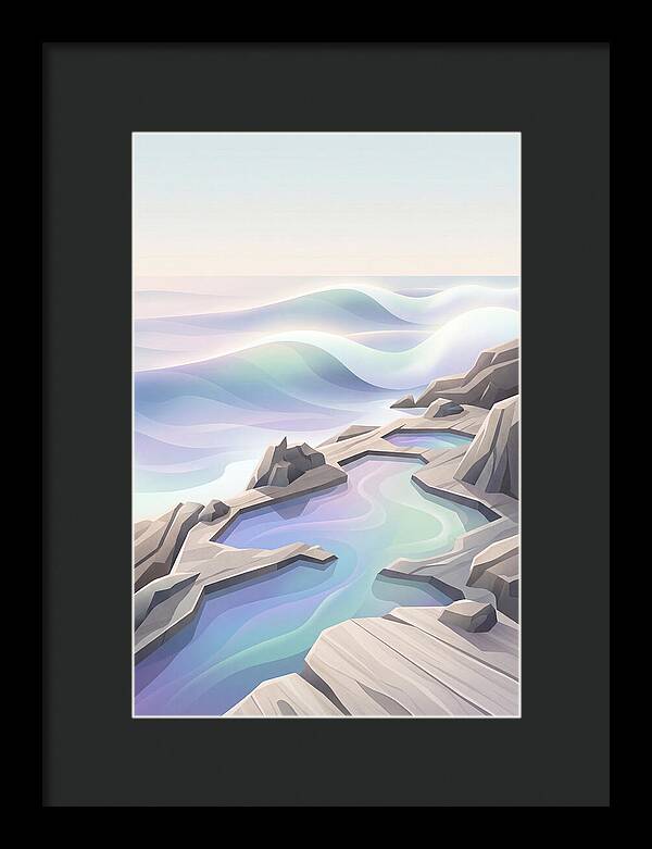 Jagged Rocky Shoreline With Tide Pools