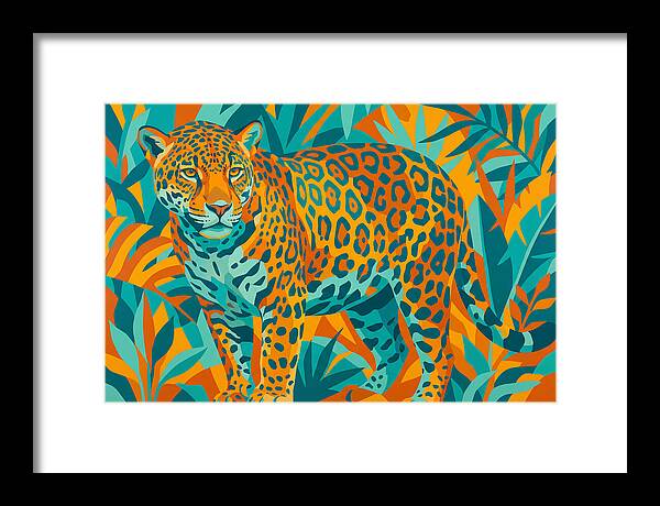 Jaguar Among Vibrant Foliage