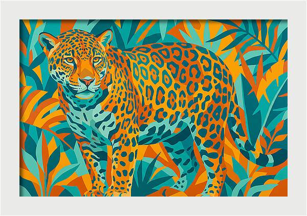 Jaguar Among Vibrant Foliage