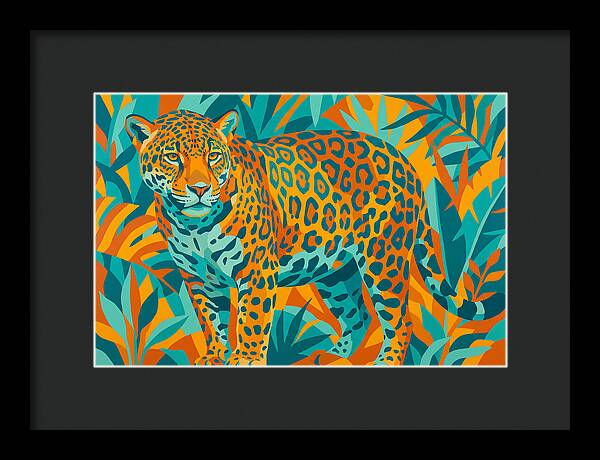 Jaguar Among Vibrant Foliage