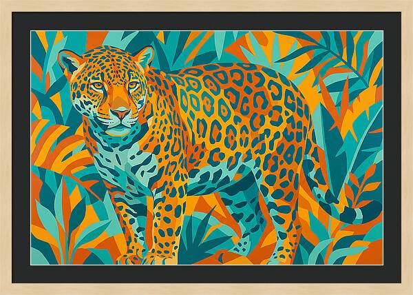 Jaguar Among Vibrant Foliage