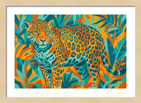Jaguar Among Vibrant Foliage