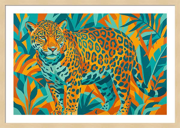 Jaguar Among Vibrant Foliage