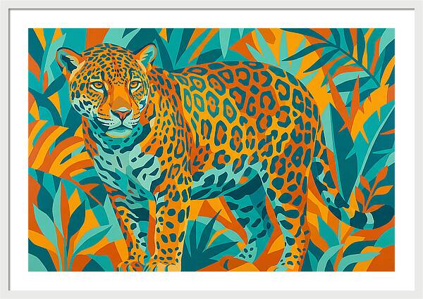 Jaguar Among Vibrant Foliage