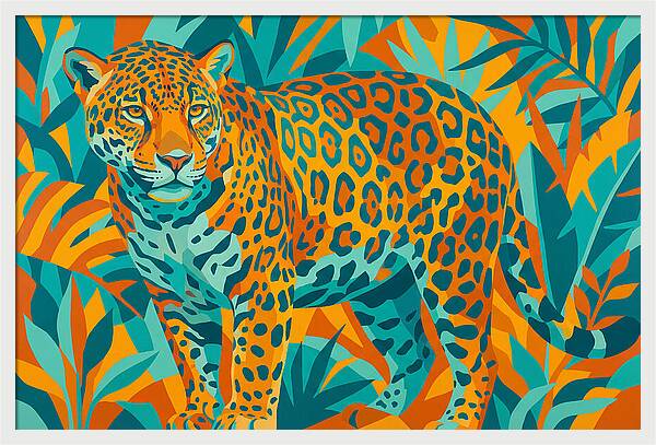 Jaguar Among Vibrant Foliage