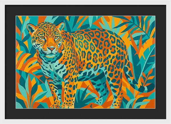 Jaguar Among Vibrant Foliage