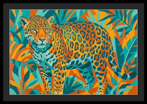 Jaguar Among Vibrant Foliage