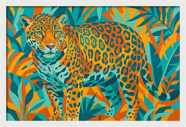 Jaguar Among Vibrant Foliage