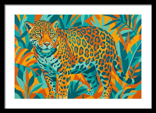 Jaguar Among Vibrant Foliage