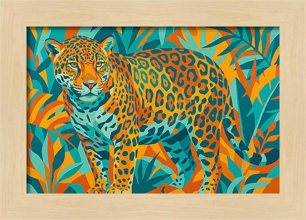 Jaguar Among Vibrant Foliage