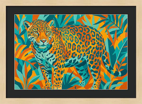 Jaguar Among Vibrant Foliage