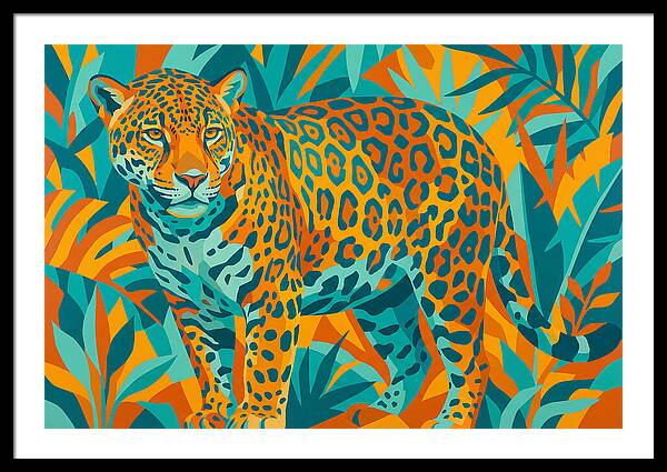 Jaguar Among Vibrant Foliage