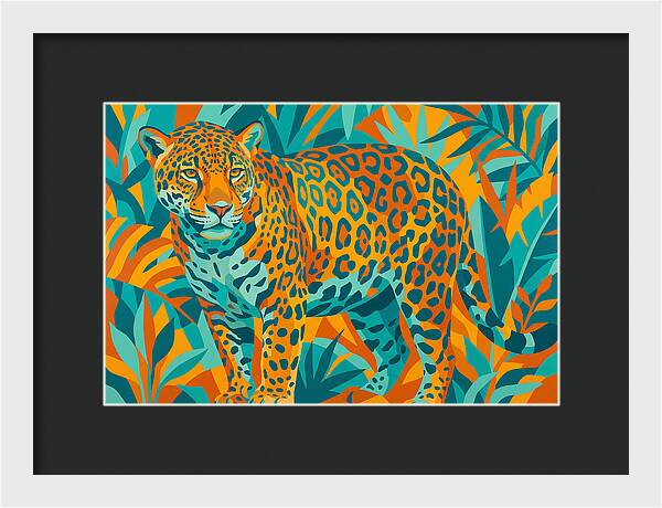 Jaguar Among Vibrant Foliage