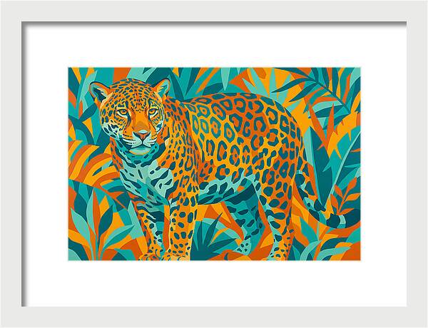 Jaguar Among Vibrant Foliage