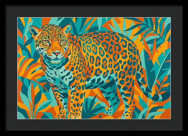 Jaguar Among Vibrant Foliage