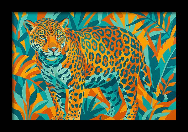 Jaguar Among Vibrant Foliage