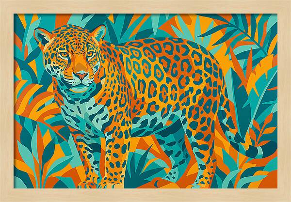 Jaguar Among Vibrant Foliage